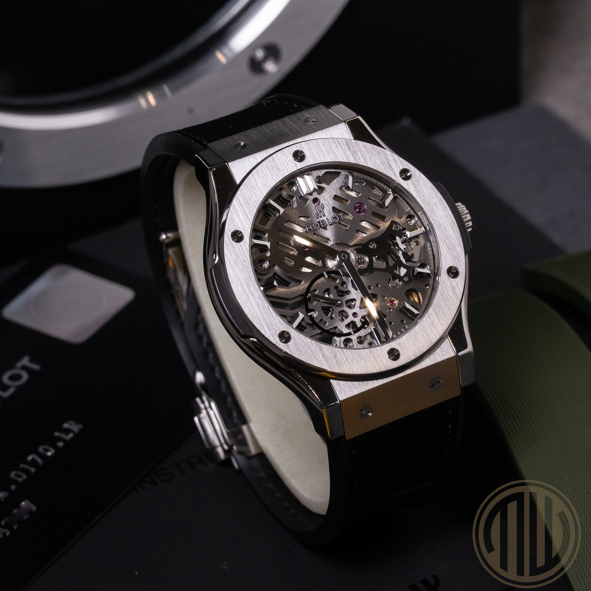 Hublot Classic Fusion Ultra-Thin Titan | Skeleton | Box and Papers | 2018