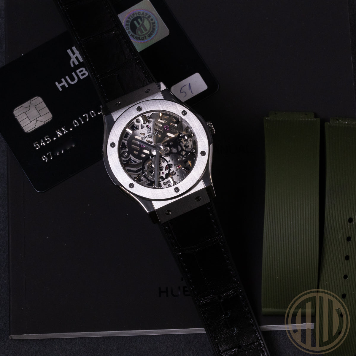 Hublot Classic Fusion Ultra-Thin Titan | Skeleton | Box and Papers | 2018