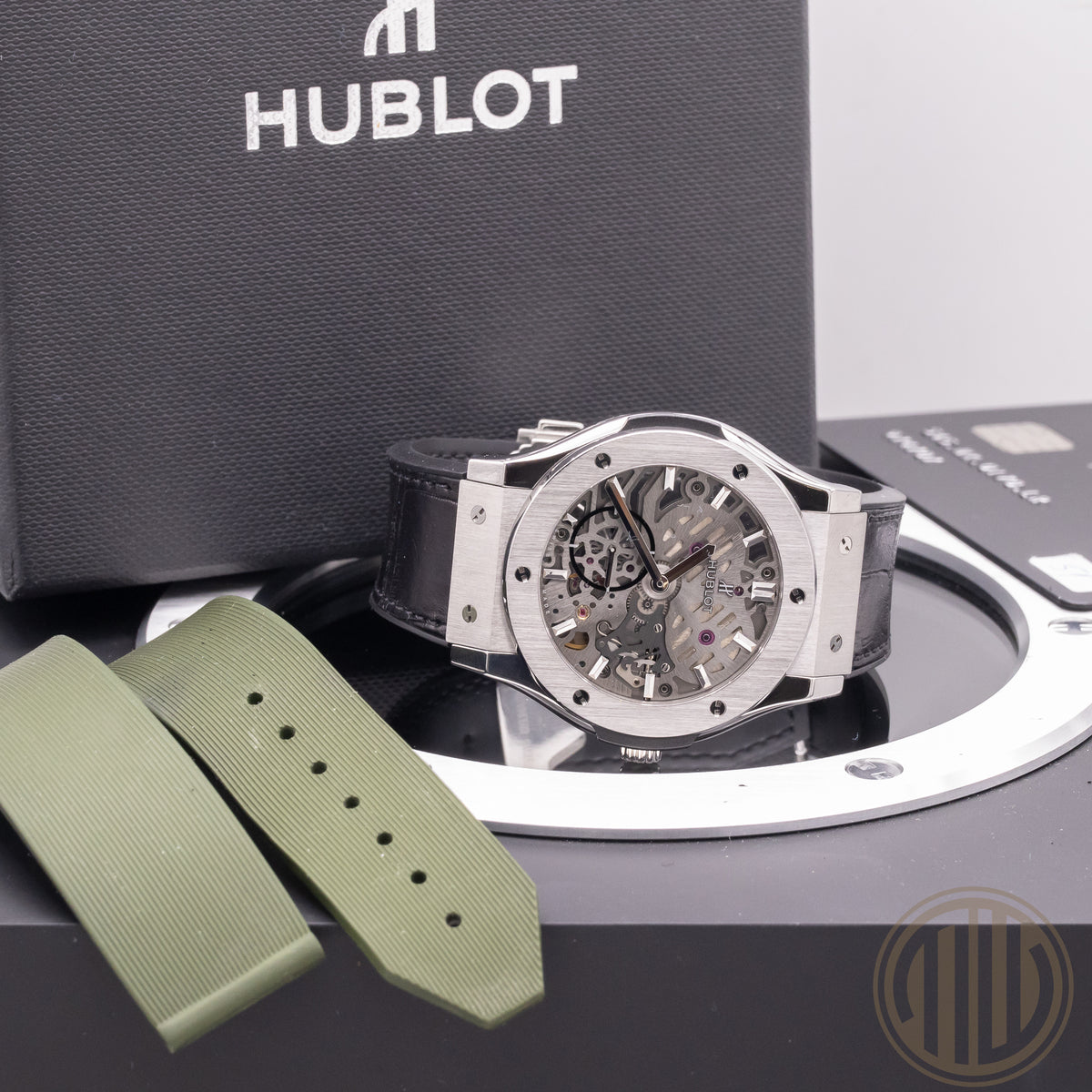 Hublot Classic Fusion Ultra-Thin Titan | Skeleton | Box and Papers | 2018