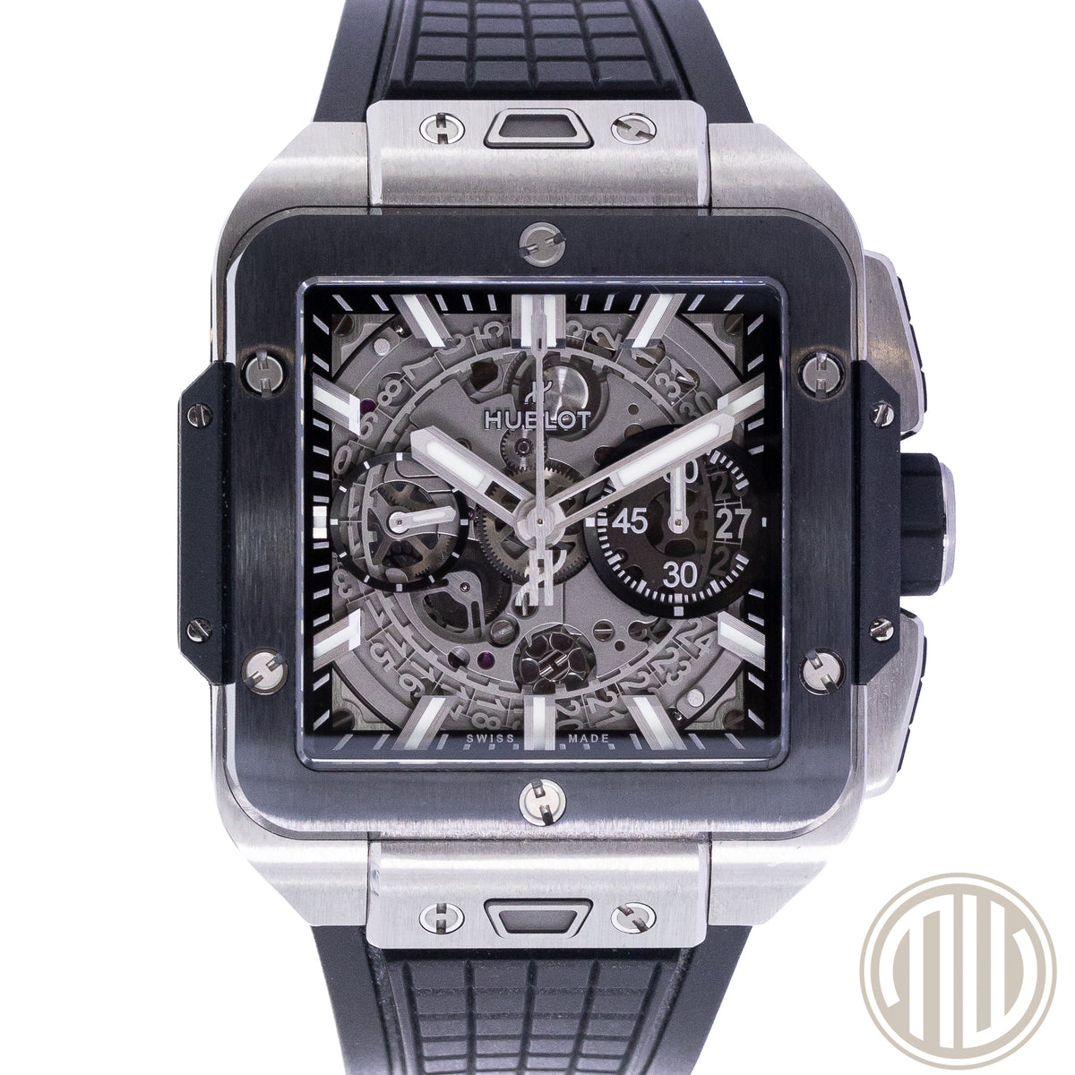 Hublot Square Bang Unico 42mm Chronograph | Titanium-Ceramic Orig. Invoice | | Box and Papers | 2024