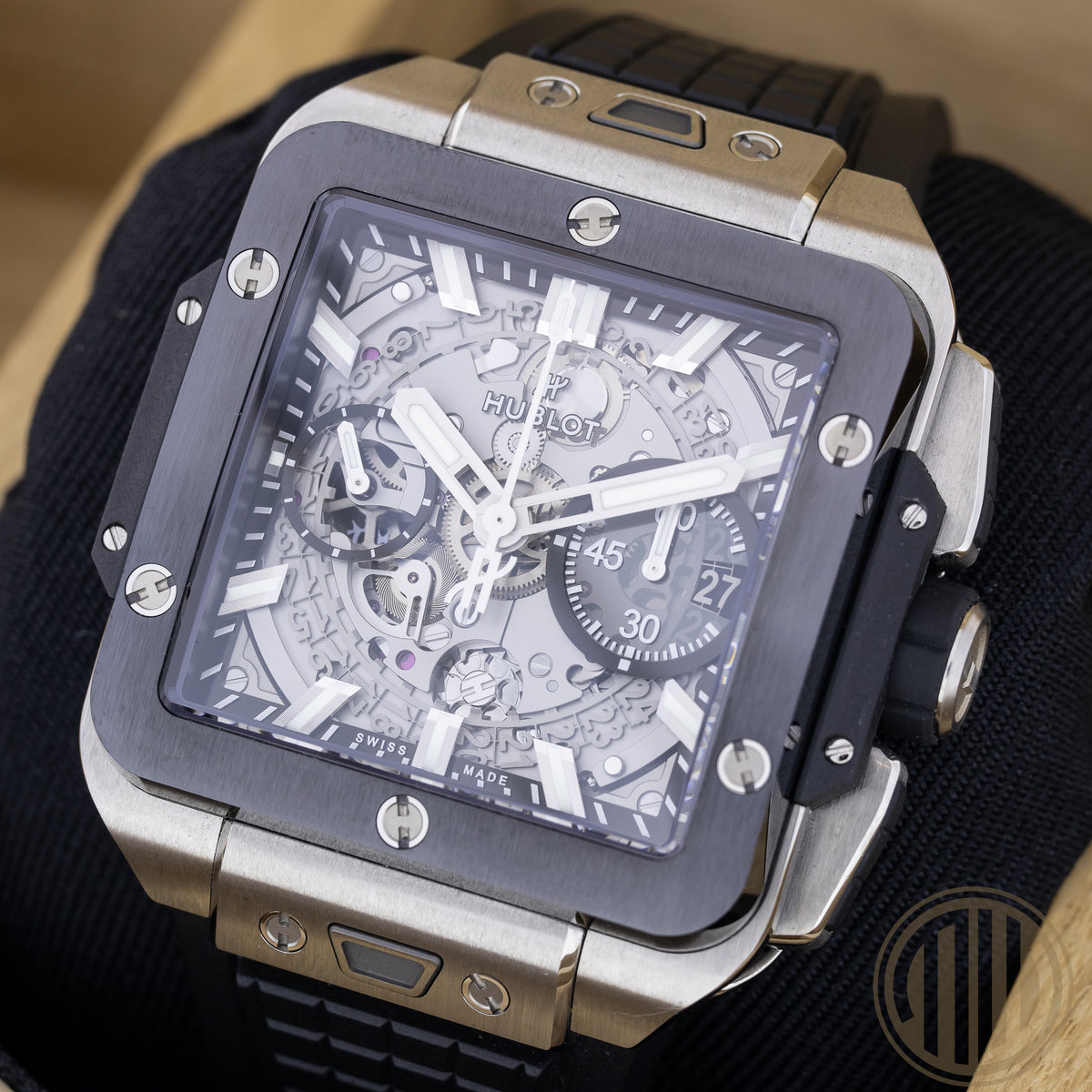 Hublot Square Bang Unico 42mm Chronograph | Titanium-Ceramic Orig. Invoice | | Box and Papers | 2024