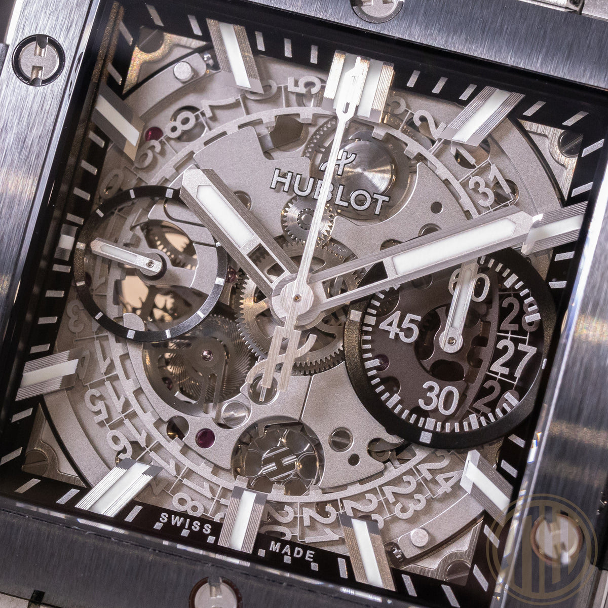 Hublot Square Bang Unico 42mm Chronograph | Titanium-Ceramic Orig. Invoice | | Box and Papers | 2024