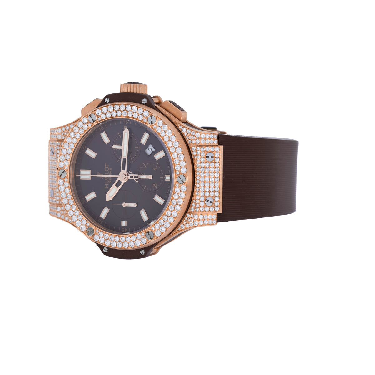 Hublot Big Bang 44 mm Evolution Cappuccino Factory Diamond | Brown Dial | Box and Papers | 2012