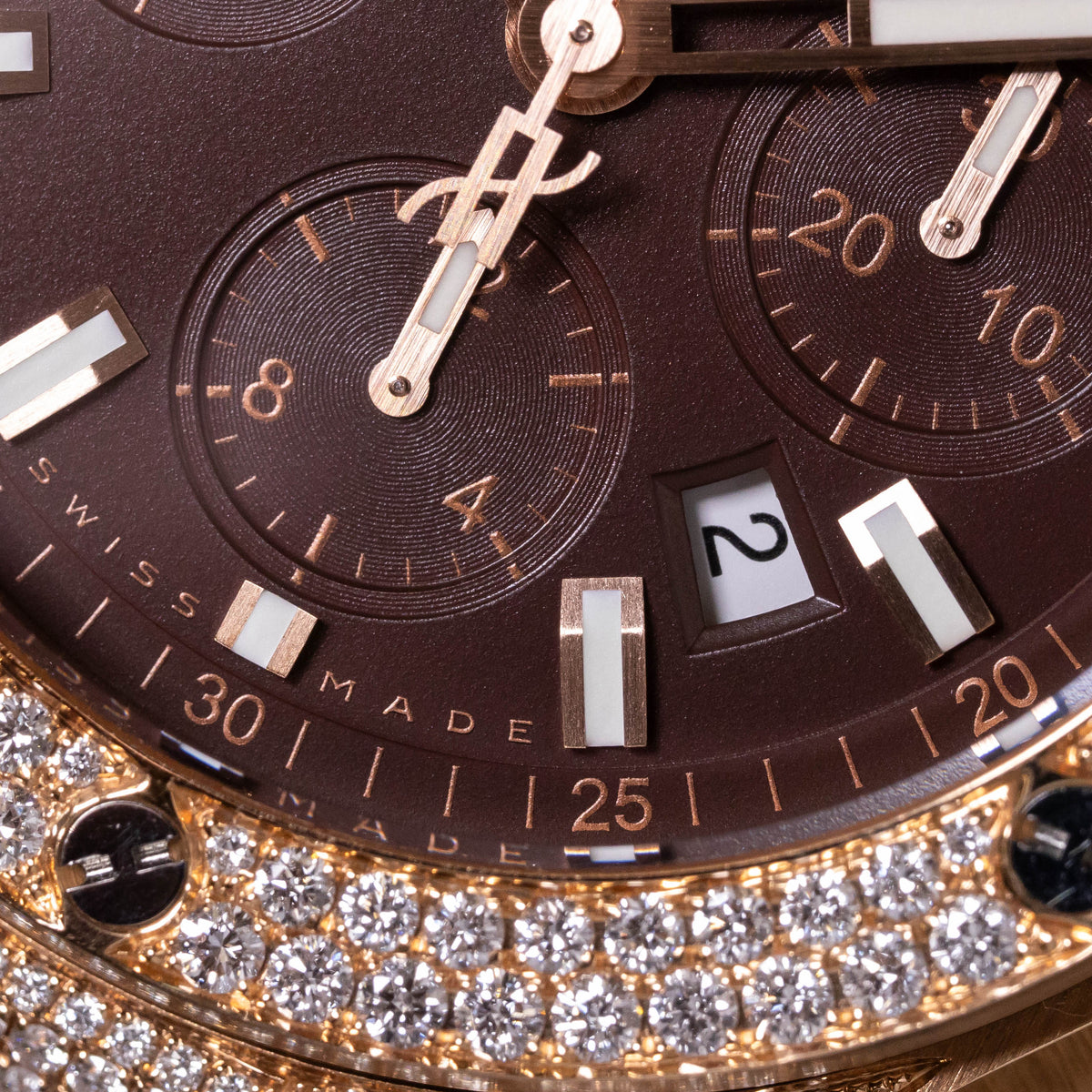 Hublot Big Bang 44 mm Evolution Cappuccino Factory Diamond | Brown Dial | Box and Papers | 2012