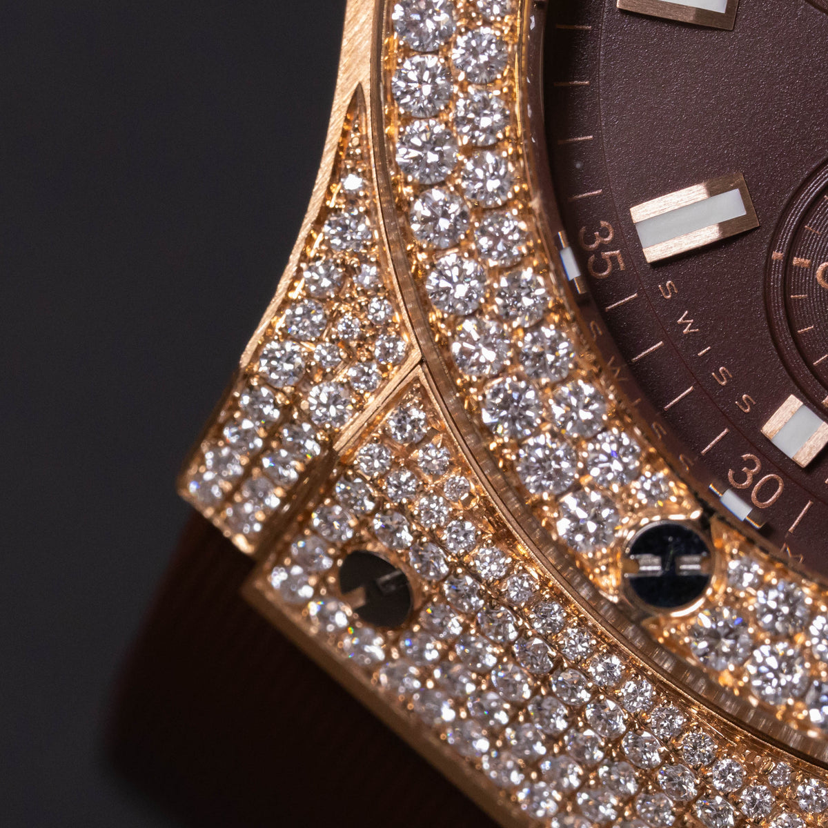 Hublot Big Bang 44 mm Evolution Cappuccino Factory Diamond | Brown Dial | Box and Papers | 2012