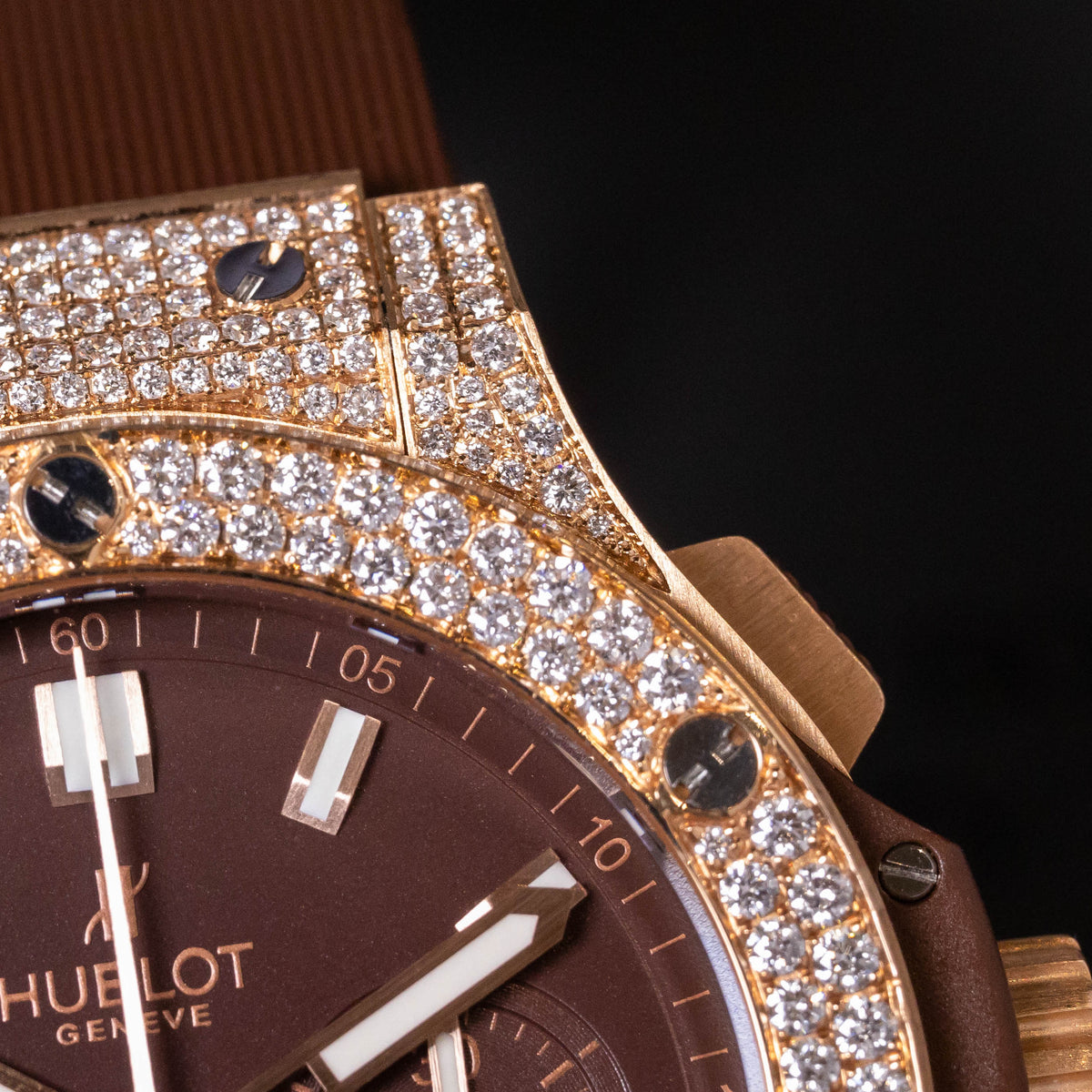 Hublot Big Bang 44 mm Evolution Cappuccino Factory Diamond | Brown Dial | Box and Papers | 2012