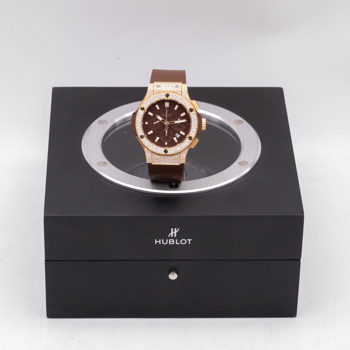 Hublot Big Bang 44 mm Evolution Cappuccino Factory Diamond | Brown Dial | Box and Papers | 2012