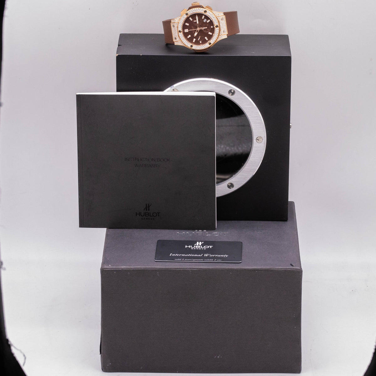Hublot Big Bang 44 mm Evolution Cappuccino Factory Diamond | Brown Dial | Box and Papers | 2012
