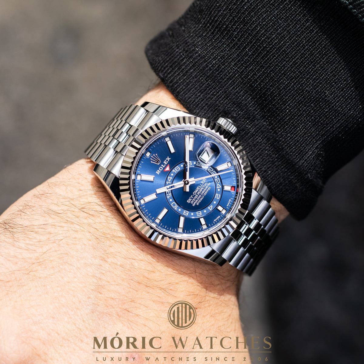 Rolex Sky-Dweller Jubilee | Blue Dial | Box and Papers | 2021 | 326934