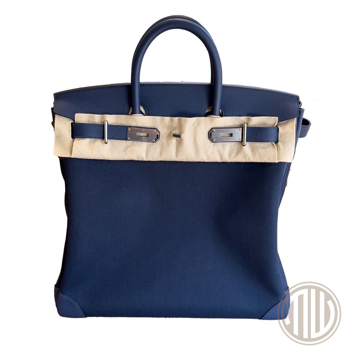 Hermès HAC 40 Birkin | Bleu de Malte Palladium | New | Herrentasche