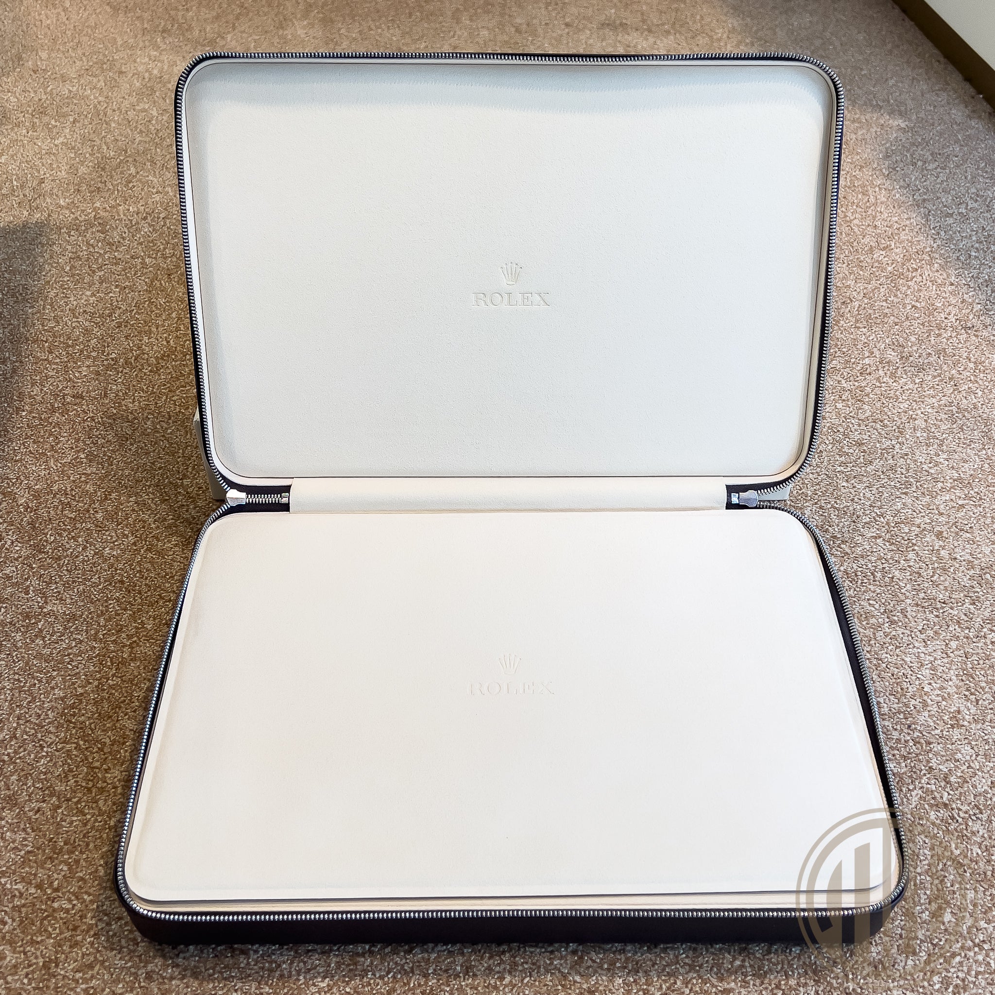 ROLEX ケースと付属品セット Rolex Schmuckbox Schmucketui Box Etui Beige