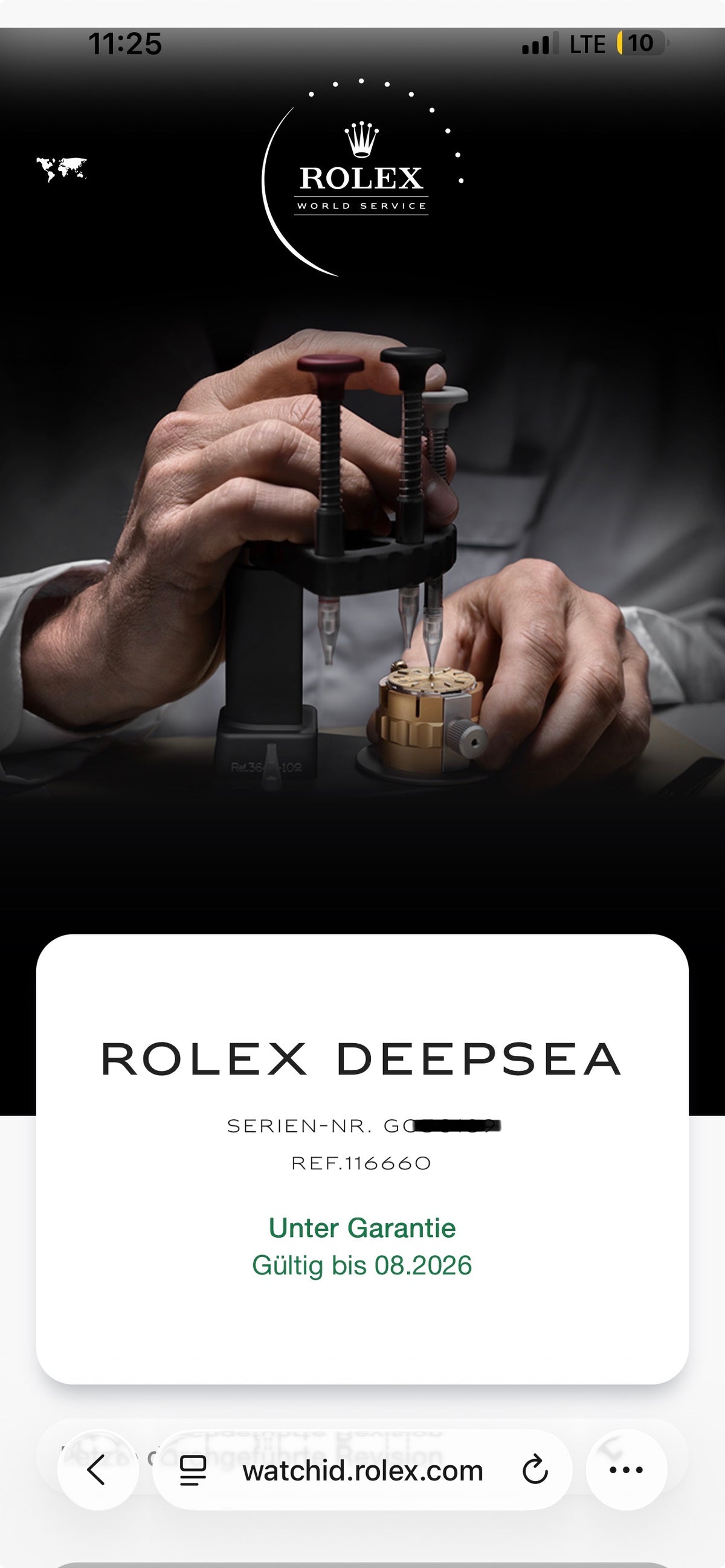 Rolex Sea-Dweller Deepsea Service | Rolex Warranty | Box and Papers | 2011