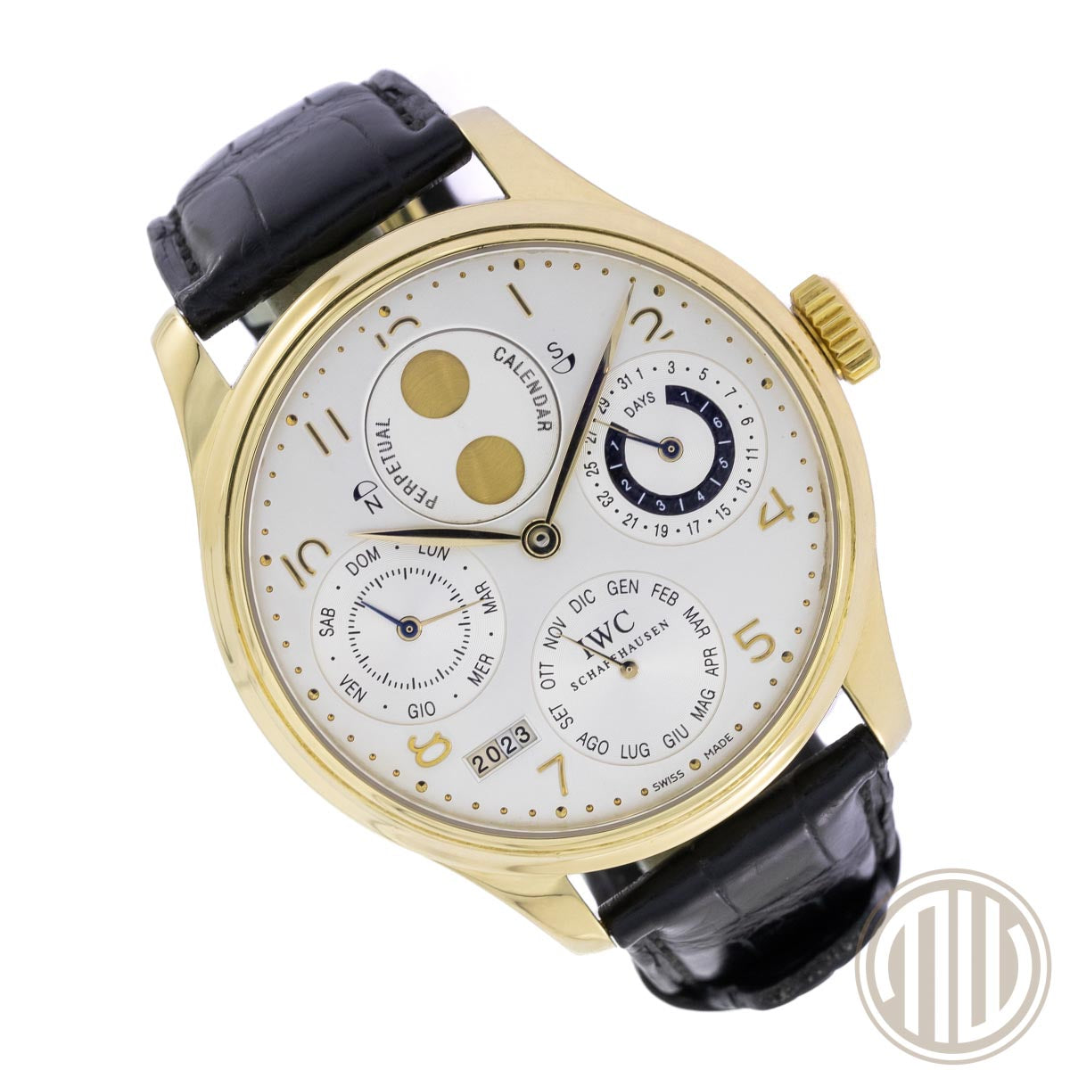 IWC Portuguese Perpetual Calendar Perpetual Calendar | 18 carat yellow gold | New Service | Box and Papers | 2005