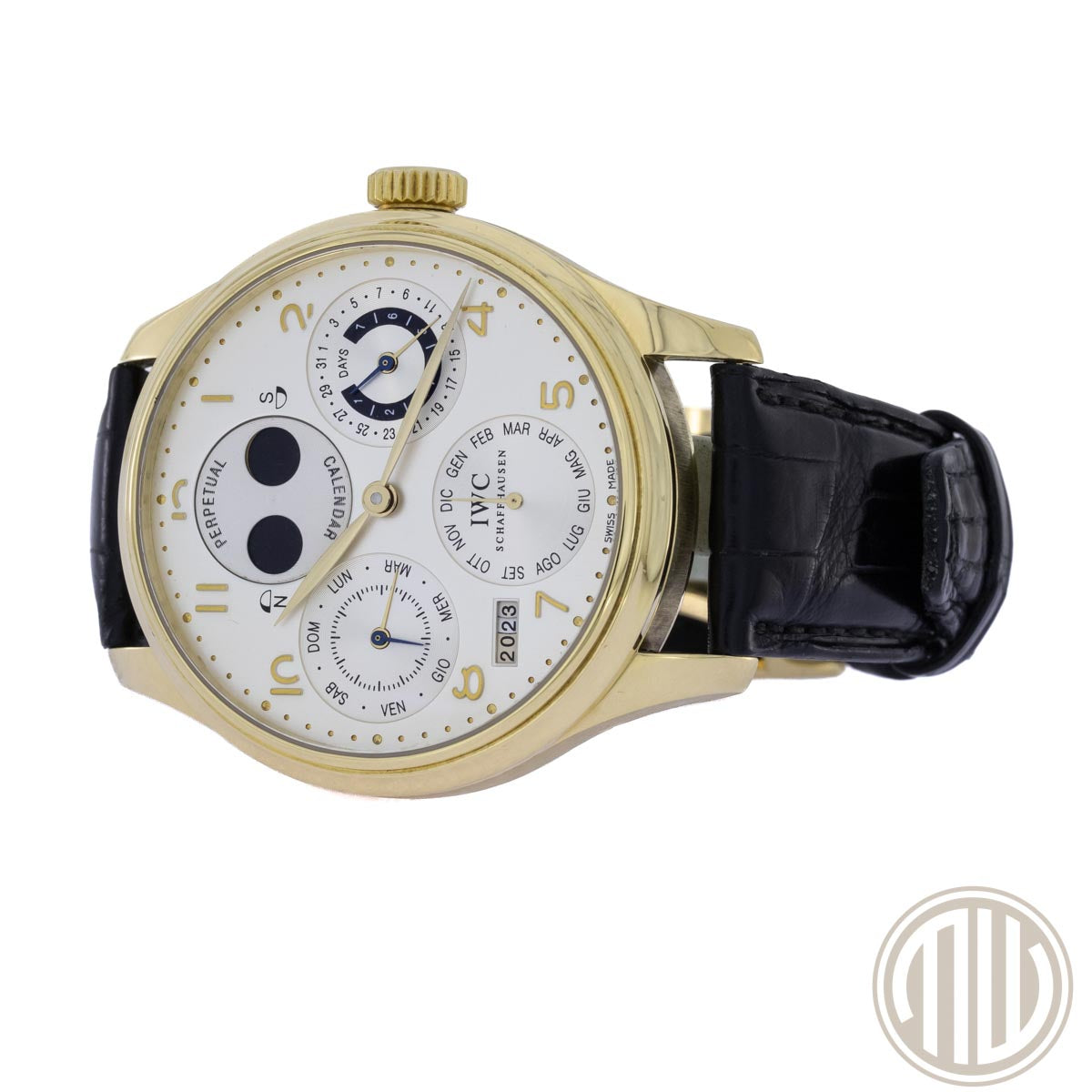 IWC Portuguese Perpetual Calendar Perpetual Calendar | 18 carat yellow gold | New Service | Box and Papers | 2005