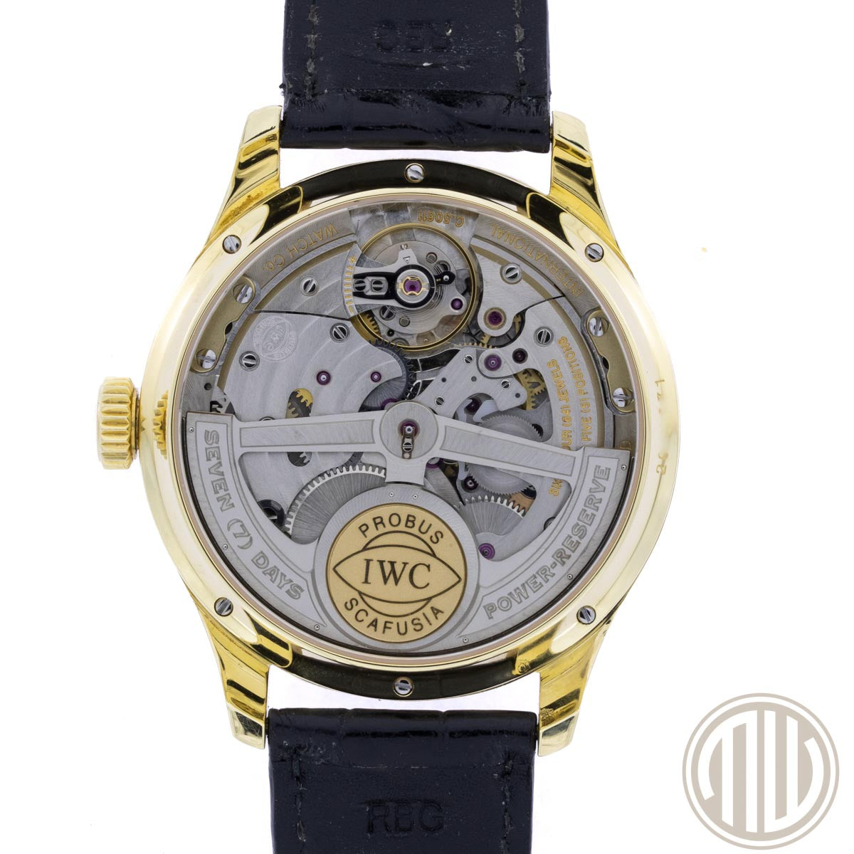 IWC Portugieser Ewiger Kalender Perpetual Calendar | 18 Karat Yellowgold | New Service | Box and Papers | 2005