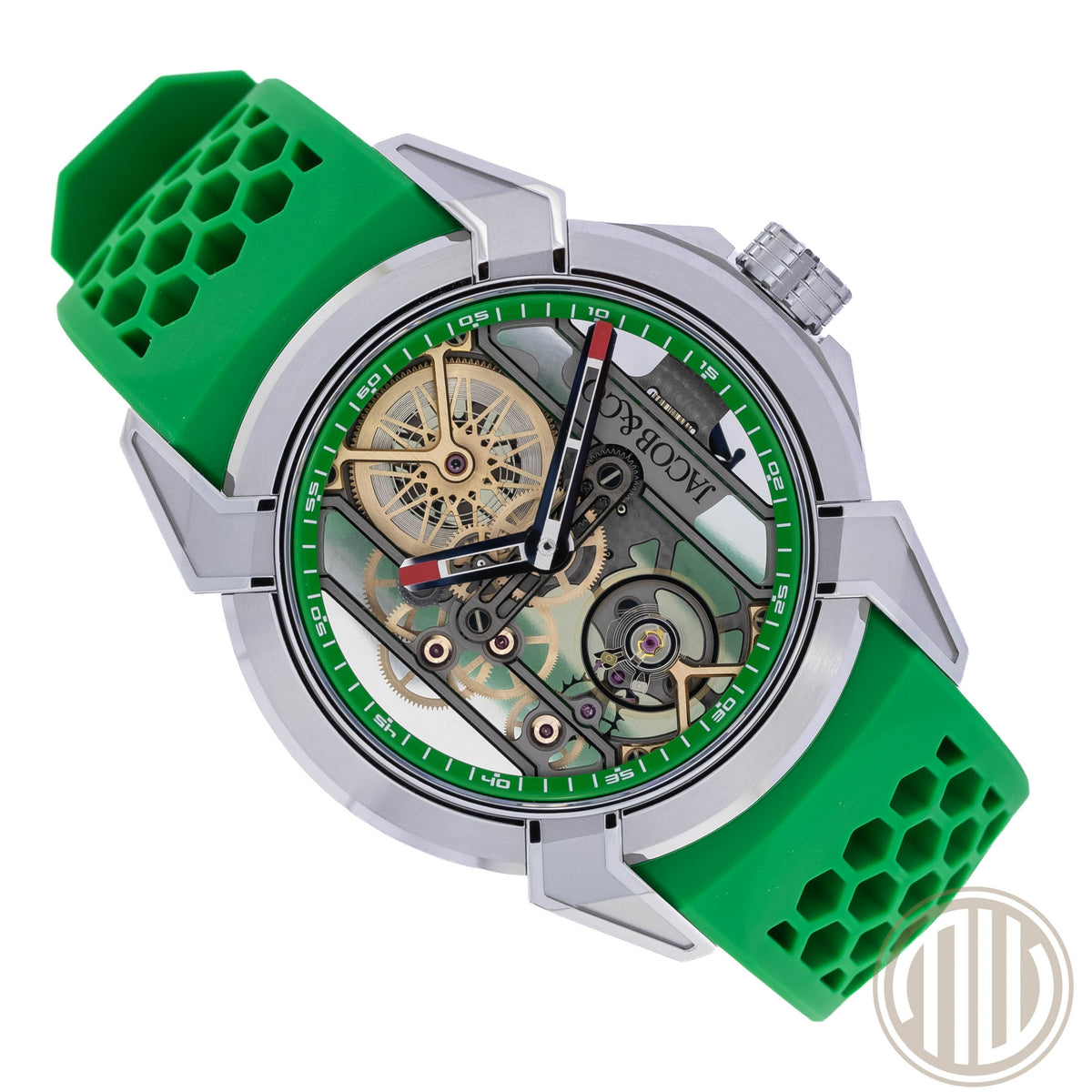 Jacob & Co. Epic X New | Skeleton | Titanium | Green | Box and Papers | 2026