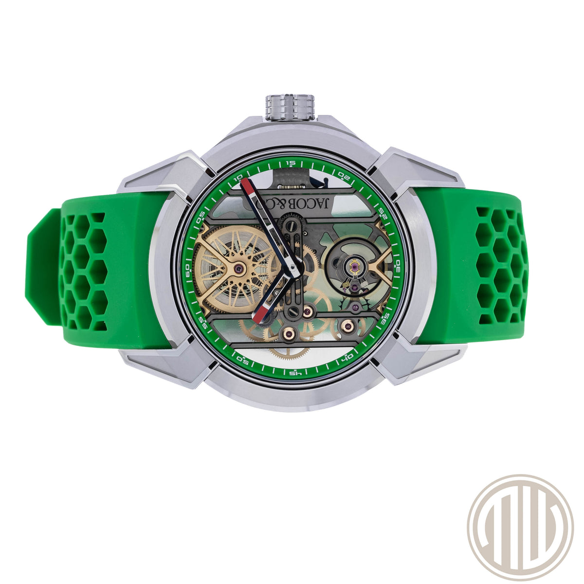 Jacob & Co. Epic X New | Skeleton | Titanium | Green | Box and Papers | 2026