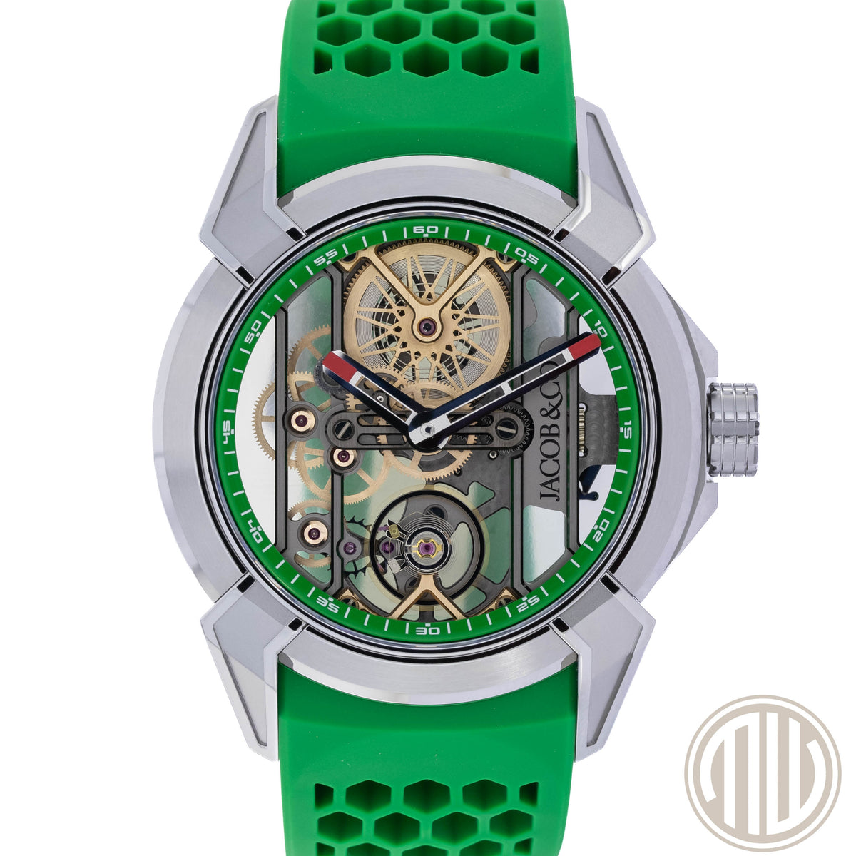 Jacob & Co. Epic X New | Skeleton | Titanium | Green | Box and Papers | 2026