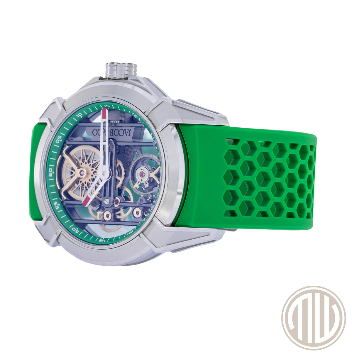 Jacob & Co. Epic X New | Skeleton | Titanium | Green | Box and Papers | 2026