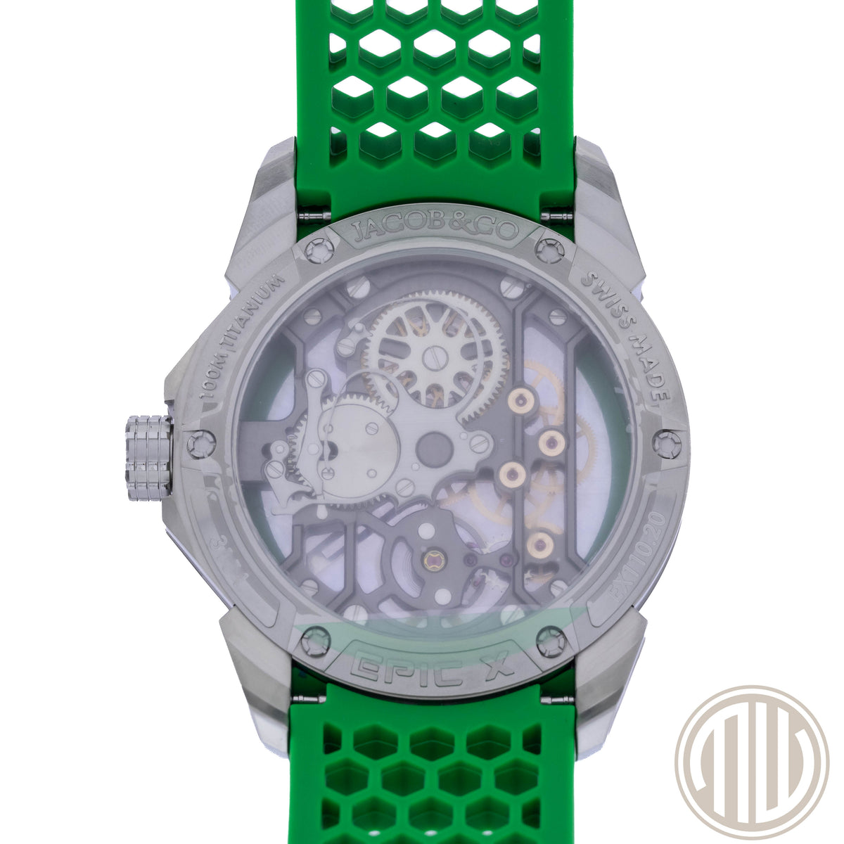 Jacob & Co. Epic X New | Skeleton | Titanium | Green | Box and Papers | 2026