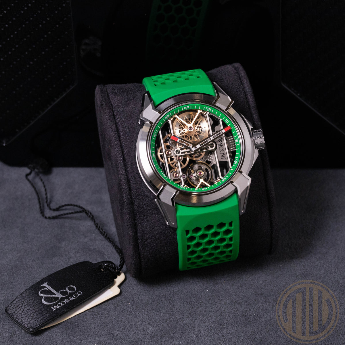 Jacob & Co. Epic X New | Skeleton | Titanium | Green | Box and Papers | 2026