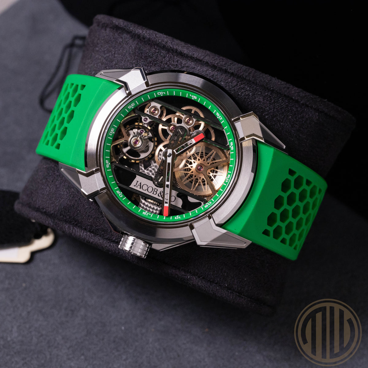 Jacob & Co. Epic X New | Skeleton | Titanium | Green | Box and Papers | 2026