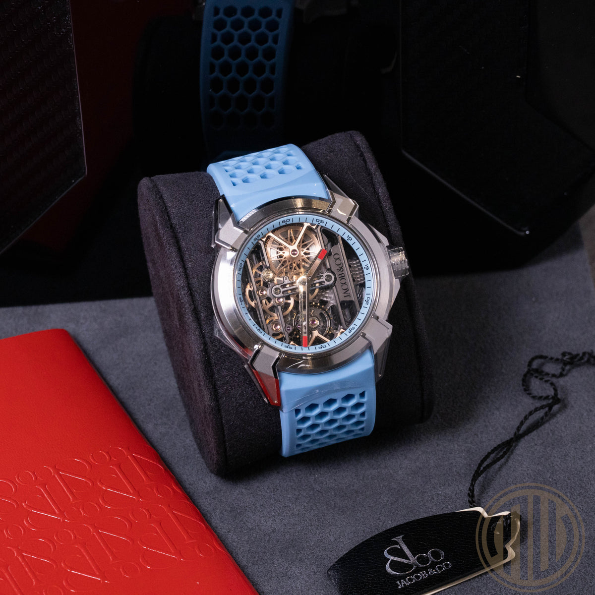 Jacob & Co. Epic X Blue New | Titanium | Blue | Skeleton | Box and Papers | 2026