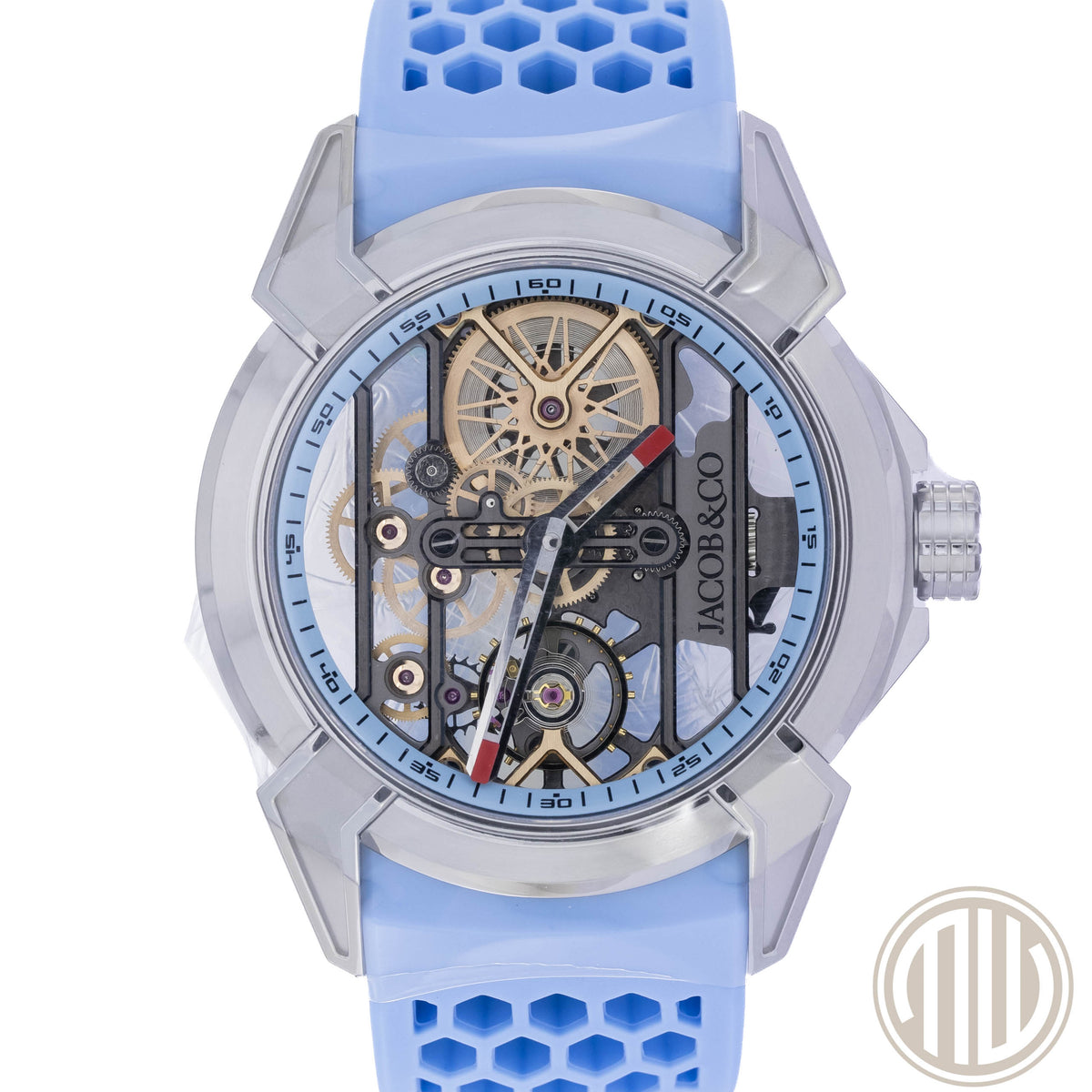 Jacob & Co. Epic X Blue New | Titanium | Blue | Skeleton | Box and Papers | 2026