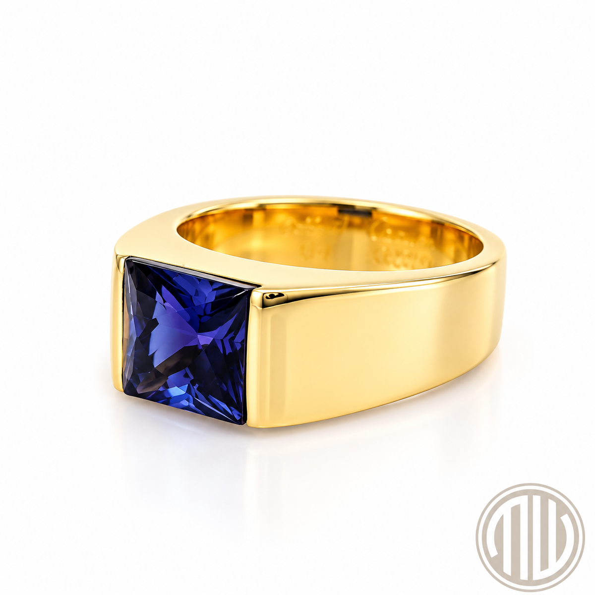 Cartier Tank Ring 750 Gelbgold | Amethyst