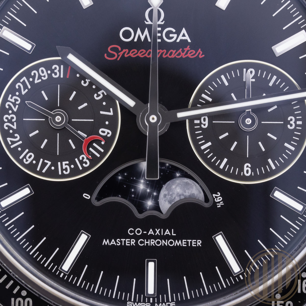 Omega Speedmaster Moonphase Moonwatch Moonphase Stainless-Steel | Box and Papers | 2024