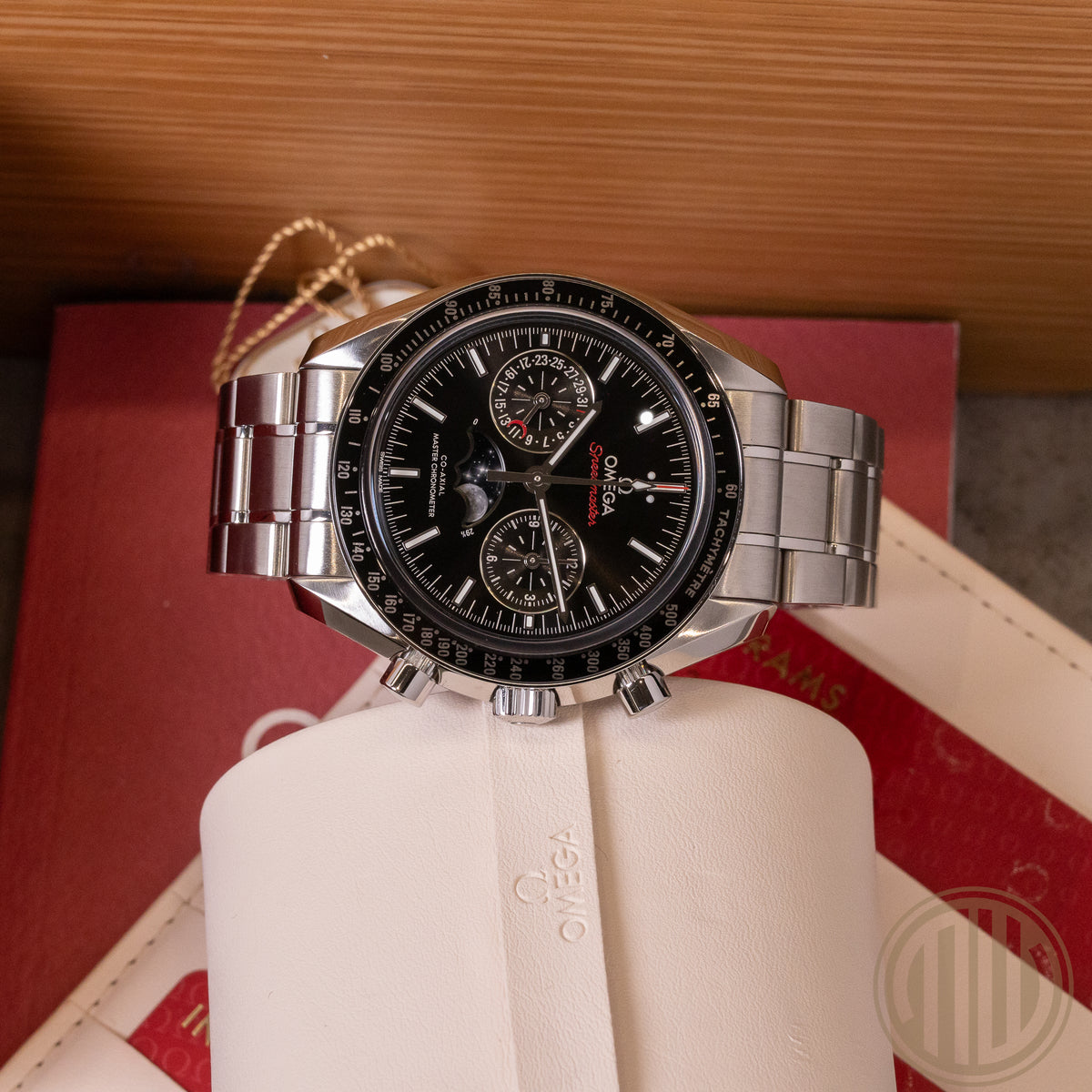 Omega Speedmaster Moonphase Moonwatch Moonphase Stainless-Steel | Box and Papers | 2024