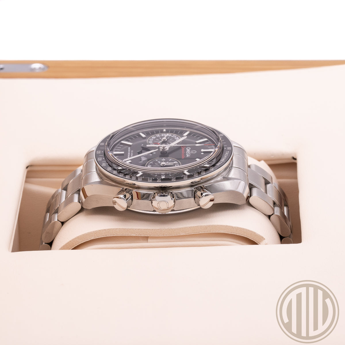 Omega Speedmaster Moonphase Moonwatch Moonphase Stainless-Steel | Box and Papers | 2024