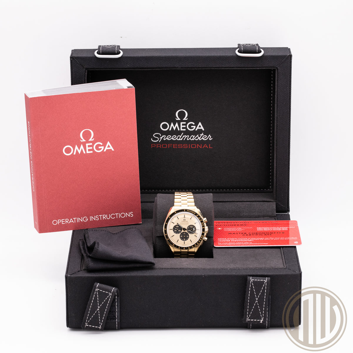 Omega Speedmaster Professional Moonwatch 18kt Yellowgold | Moonshine Gold | Box and Papers | 2024