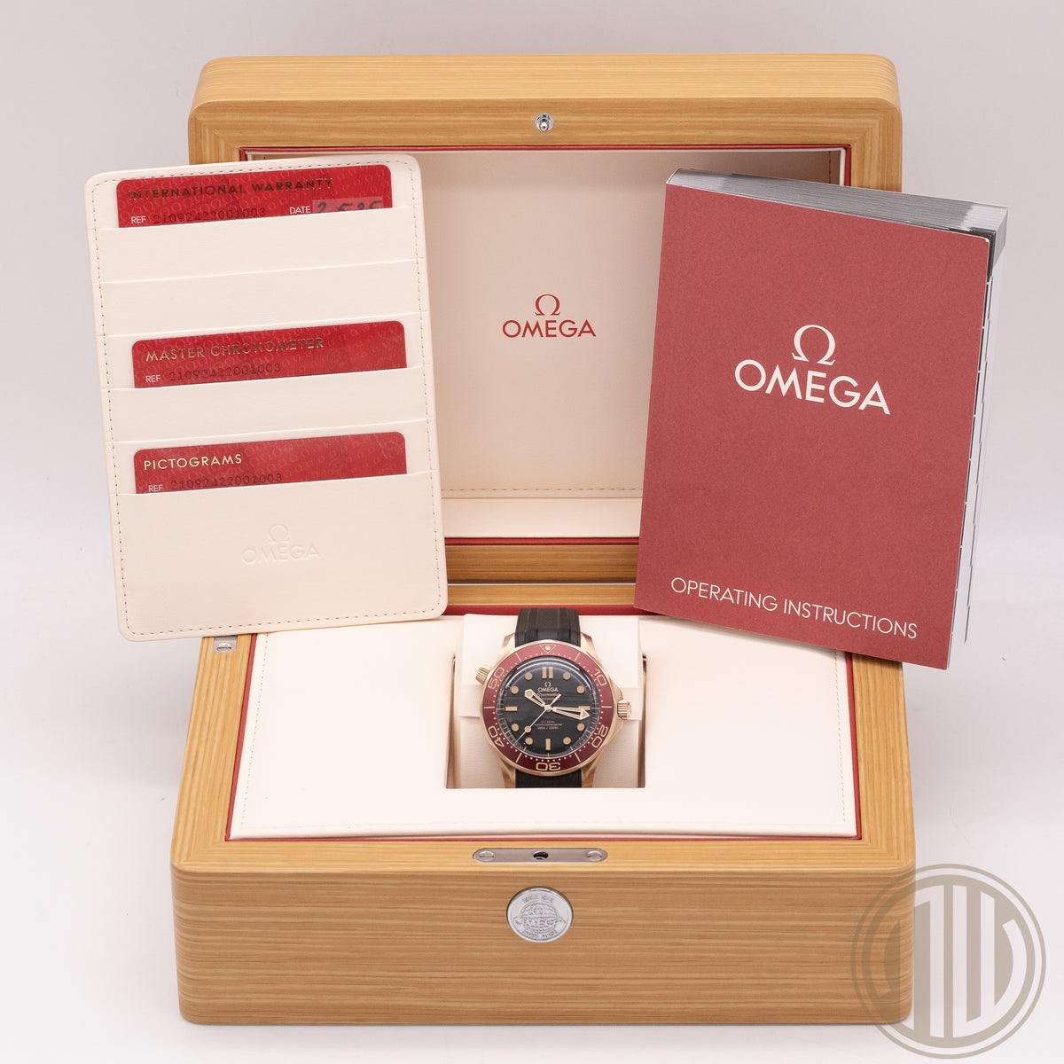 Omega Seamaster Diver 300 M Gold 42 Bronze-Gold | Kautschuk | Fullset | 2025