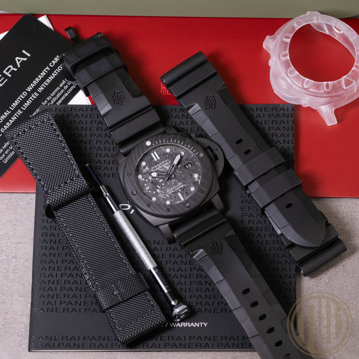 Panerai Luminor Submersible Marina Militare Carbotech | Orig. Invoice | Carbon Dial | Fullset | 2022
