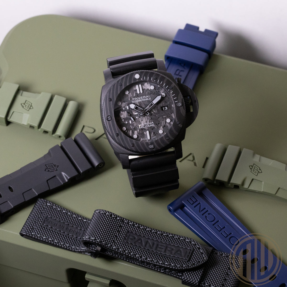 Panerai Luminor Submersible Marina Militare Carbotech | Orig. Invoice | Carbon Dial | Fullset | 2022