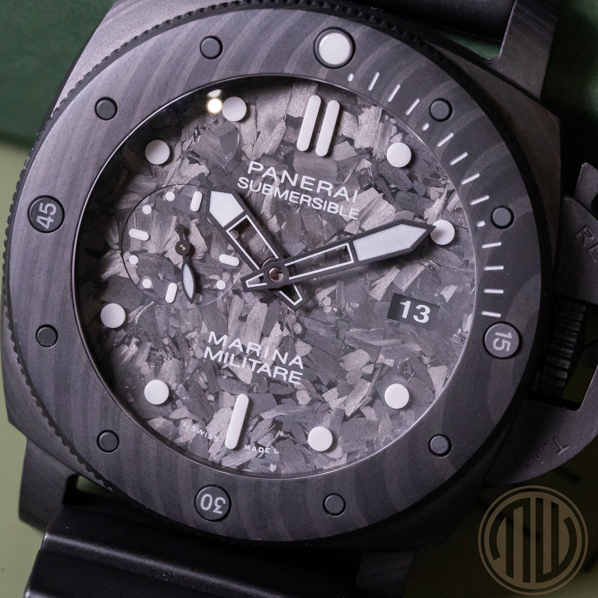 Panerai Luminor Submersible Marina Militare Carbotech | Orig. Invoice | Carbon Dial | Fullset | 2022