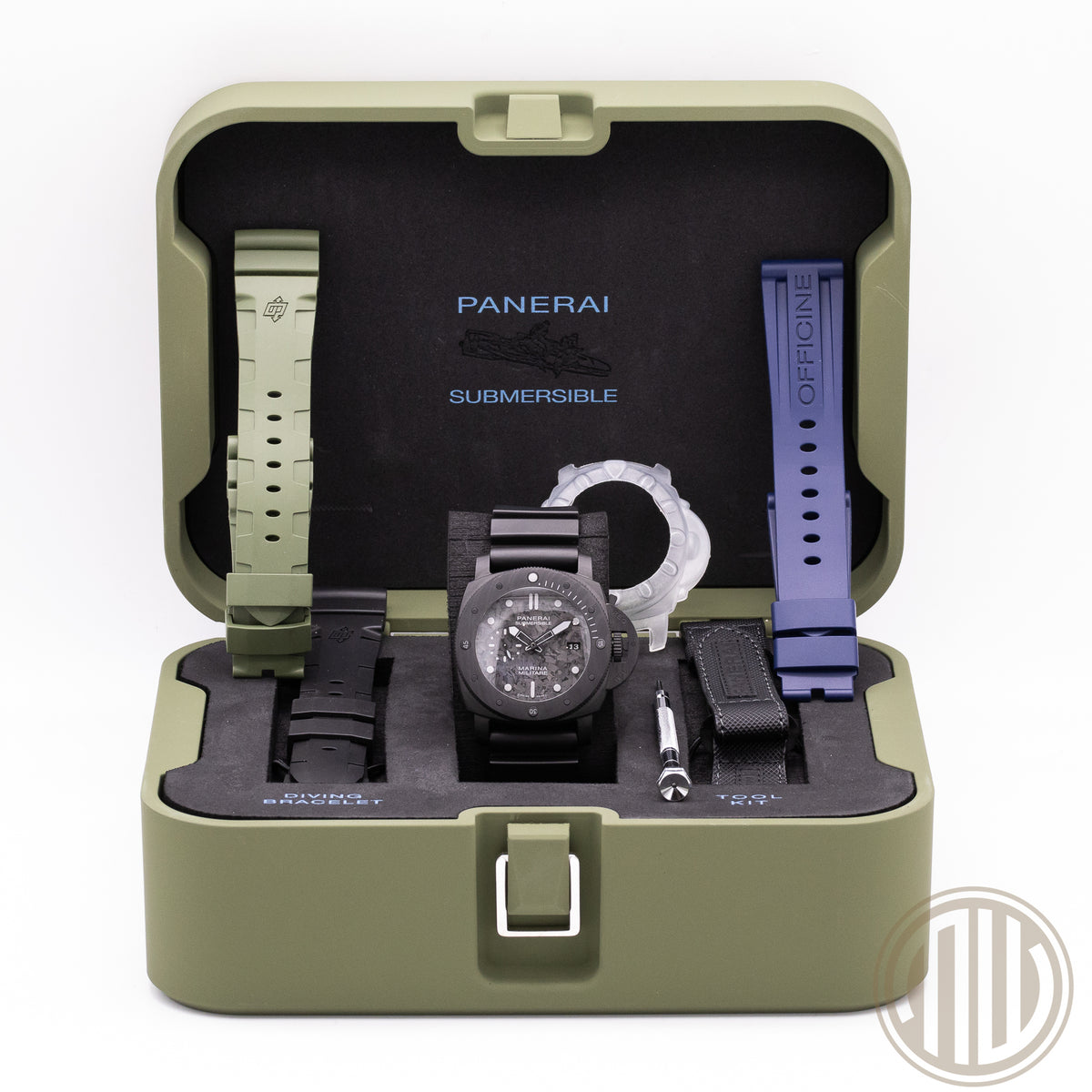 Panerai Luminor Submersible Marina Militare Carbotech | Orig. Invoice | Carbon Dial | Fullset | 2022