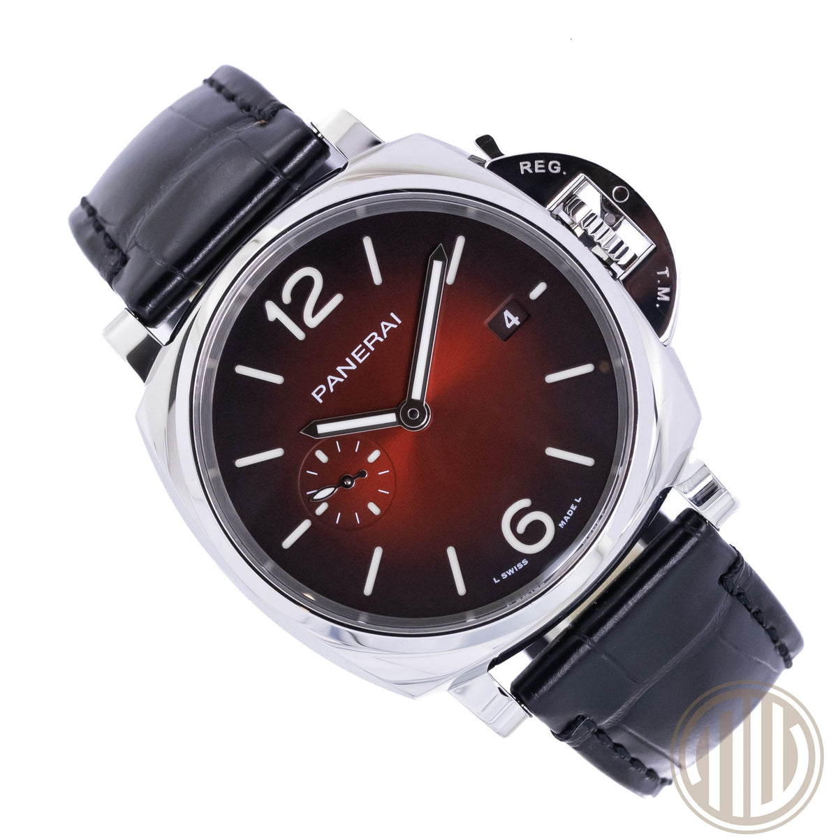Panerai Luminor Due Bordeaux Dial | Stainless-Steel | Box and Papers | 2025