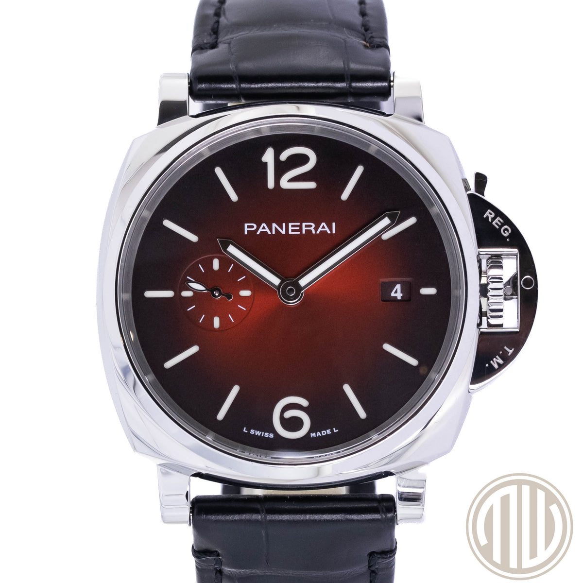 Panerai Luminor Due Bordeaux Dial | Stainless-Steel | Box and Papers | 2025