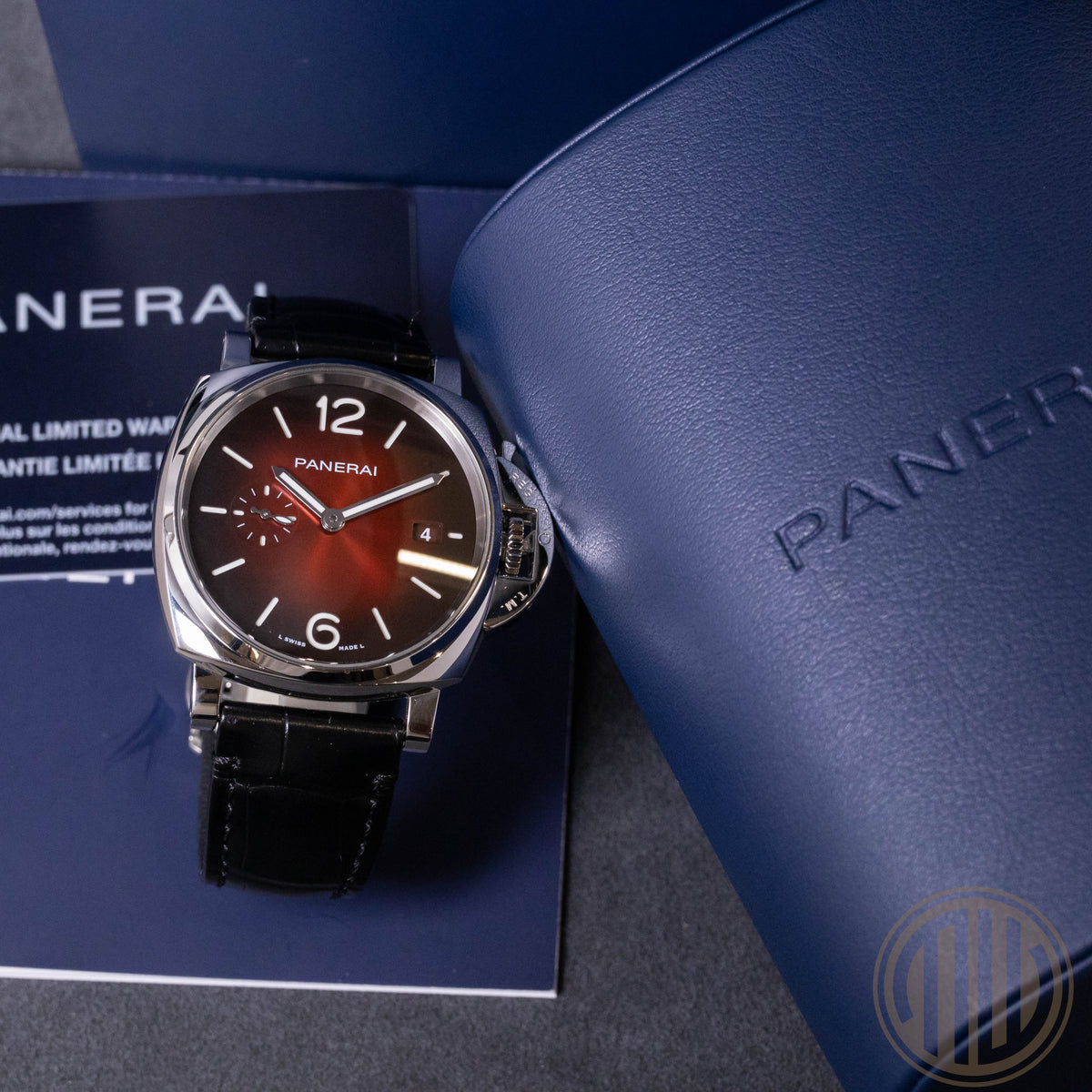 Panerai Luminor Due Bordeaux Dial | Stainless-Steel | Box and Papers | 2025