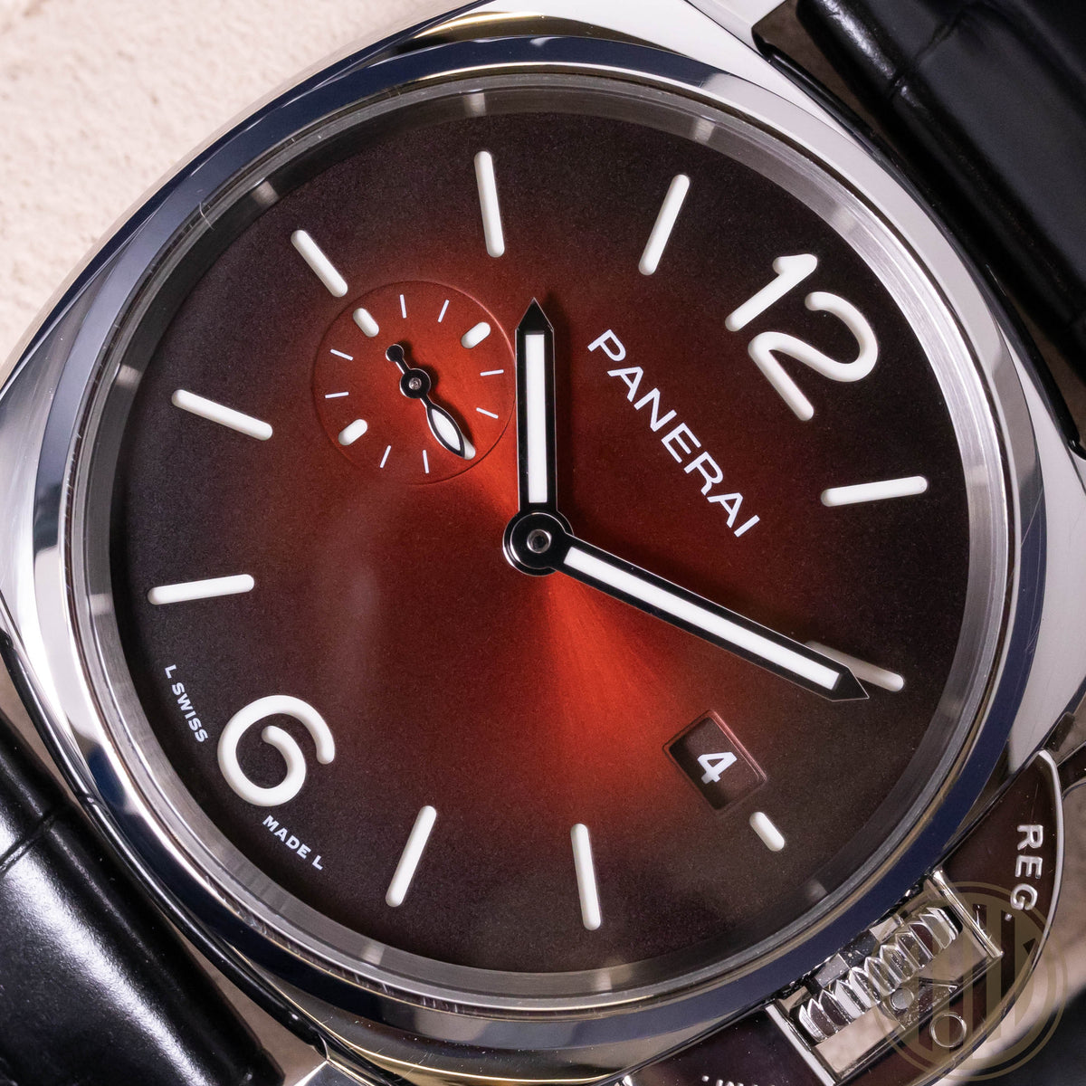 Panerai Luminor Due Bordeaux Dial | Stainless-Steel | Box and Papers | 2025