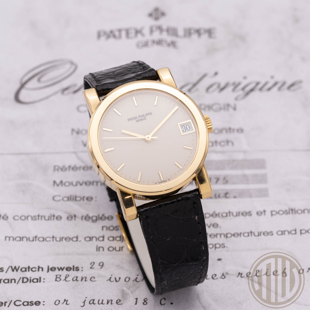 Patek Philippe Calatrava 18k Yellowgold | Automatic | Leather-Strap | 1994