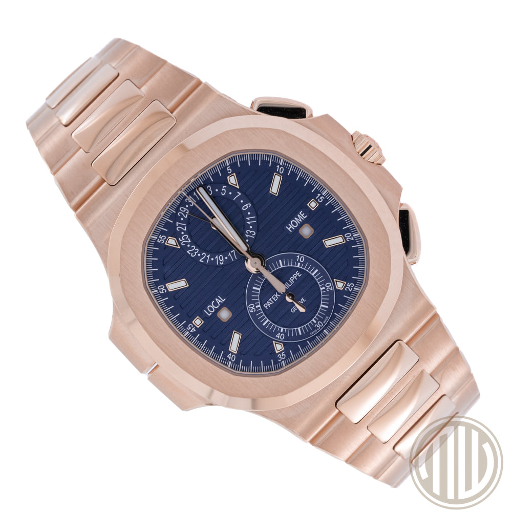 Patek Philippe Nautilus Travel Time Chronograph 5990/1R-001 Roségold