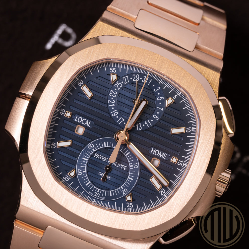 Patek Philippe Nautilus Travel Time Chronograph 5990/1R-001 Roségold