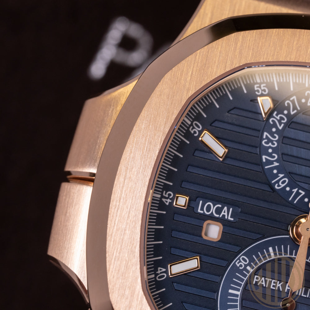 Patek Philippe Nautilus Travel Time Chronograph 5990/1R-001 Roségold