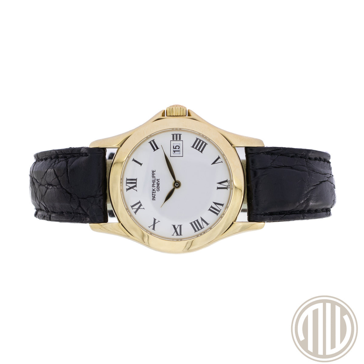 Patek Philippe Calatrava 18ct Yellowgold | White Romand Dial | with Extract