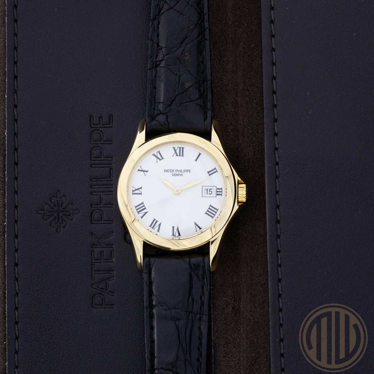 Patek Philippe Calatrava 18ct Yellowgold | White Romand Dial | with Extract