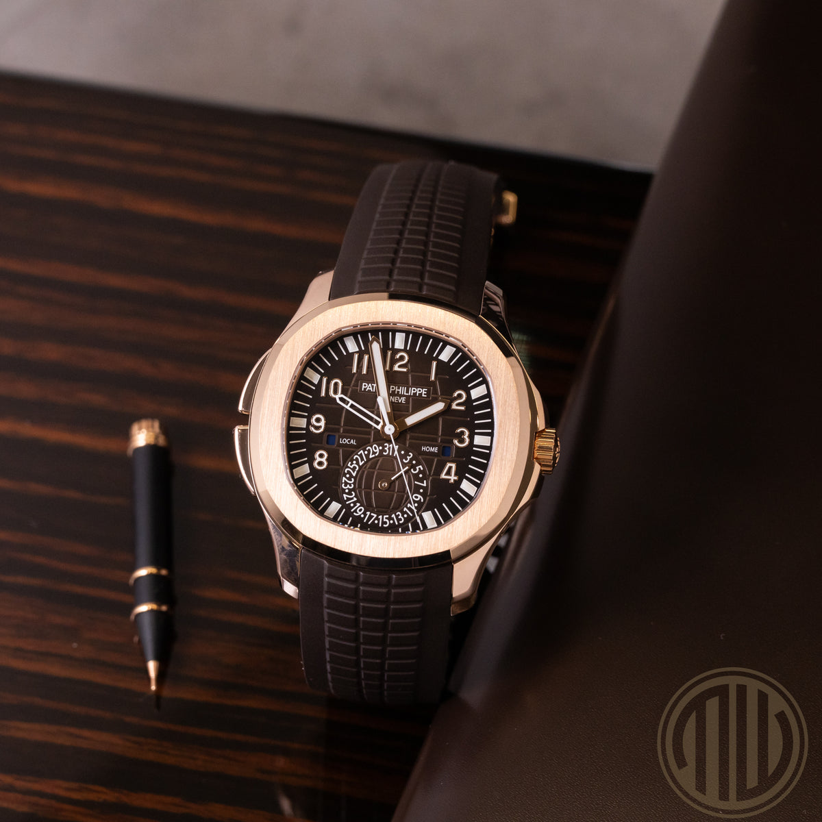 Patek Philippe Aquanaut | Travel-Time |  Brown Dial | German Watch | Box and Papers | 2019 | 5164R