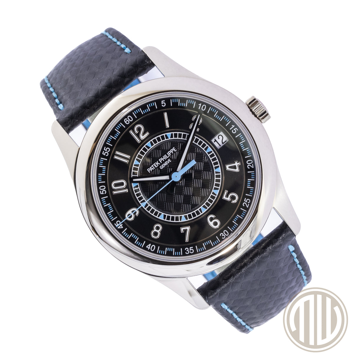 Patek Philippe Calatrava 40mm Blue Blue | Carbon Dial | 18kt Whitegold | Box and Papers | 2023